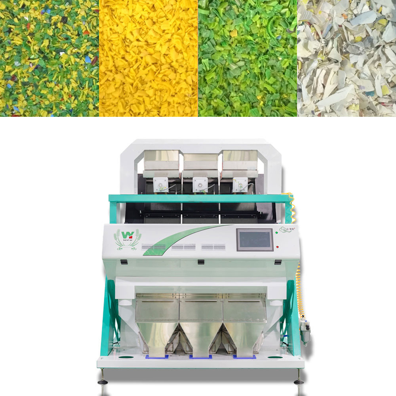 Tri en plastique de couleur de granule de canaux des descendeurs 192 du fournisseur 3 de qualité d'usine fait à la machine en Chine