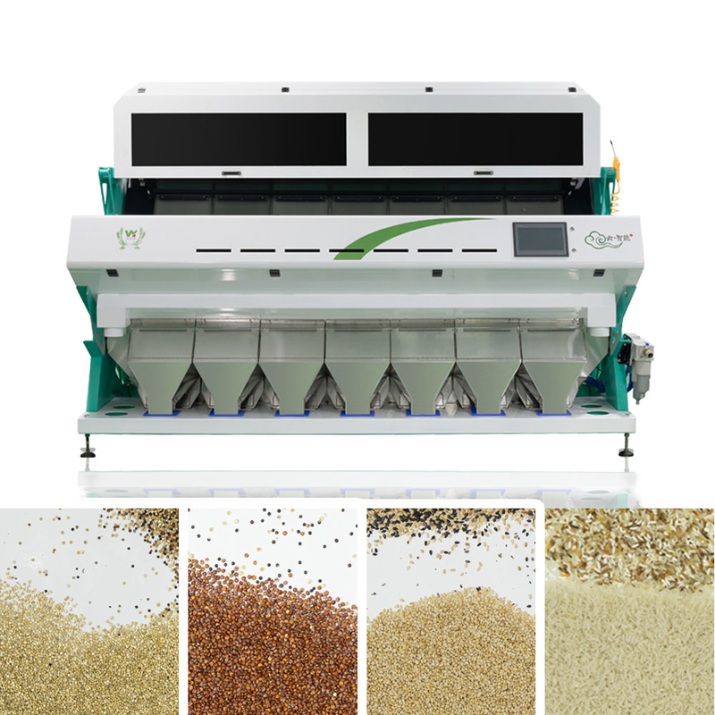 Trieuse organique automatique intelligente de couleur de riz de 7 canaux 80 tonnes par trieuse de couleur de jour