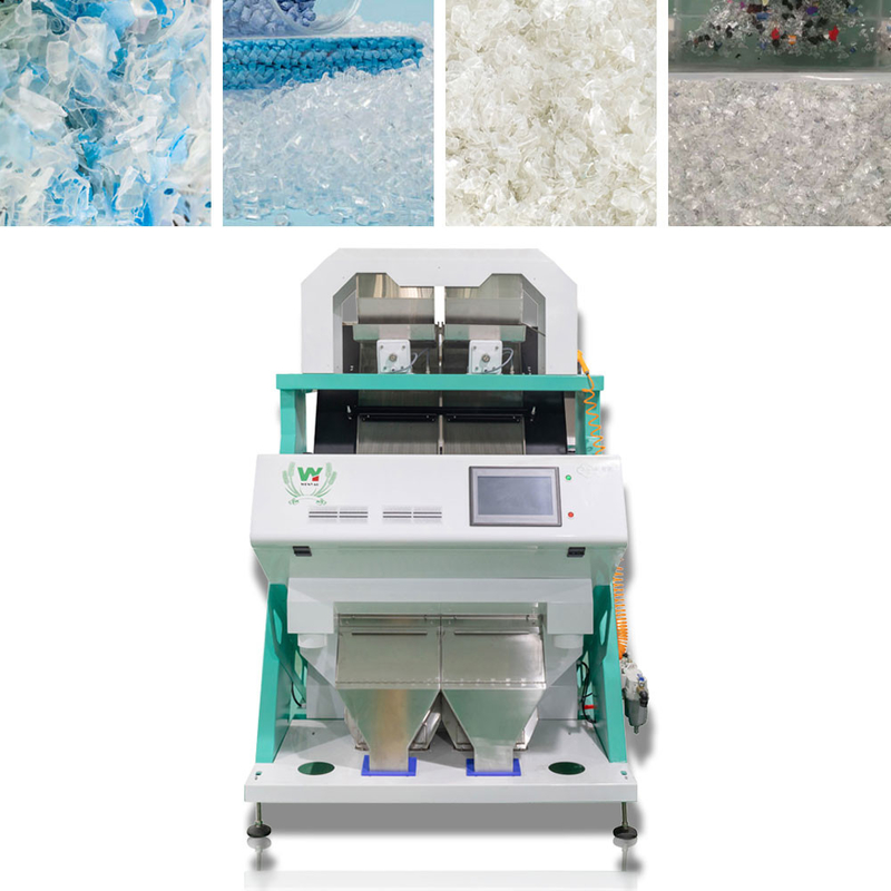 Le riz de grain sème la machine en verre de trieuse de couleur de plastique de thé