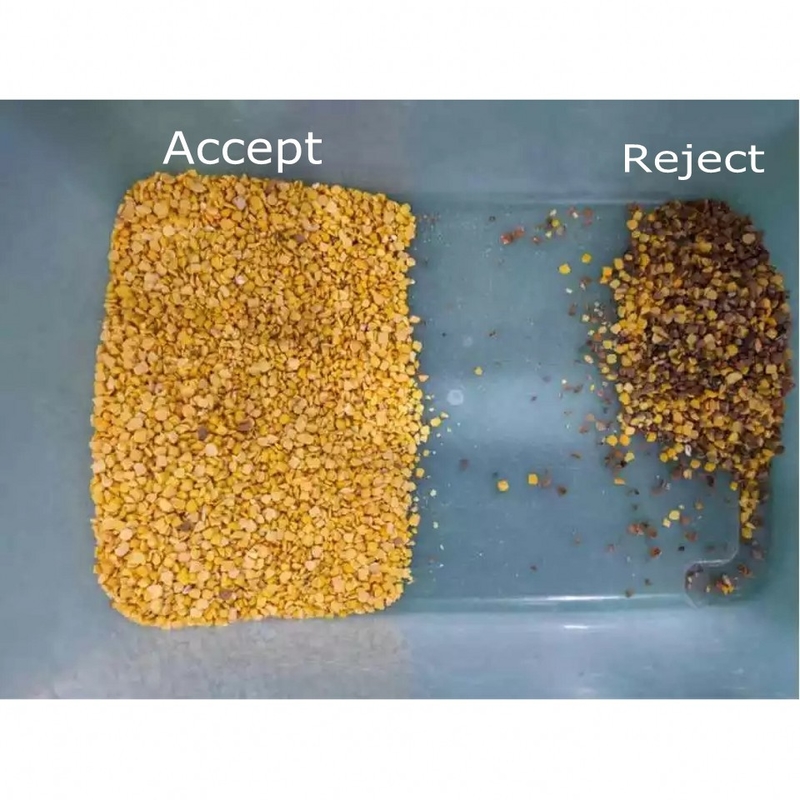 Machine de trieuse de couleur de WENYAO Peeled Peanuts Nuts Rice avec le CCD LED automatiquement