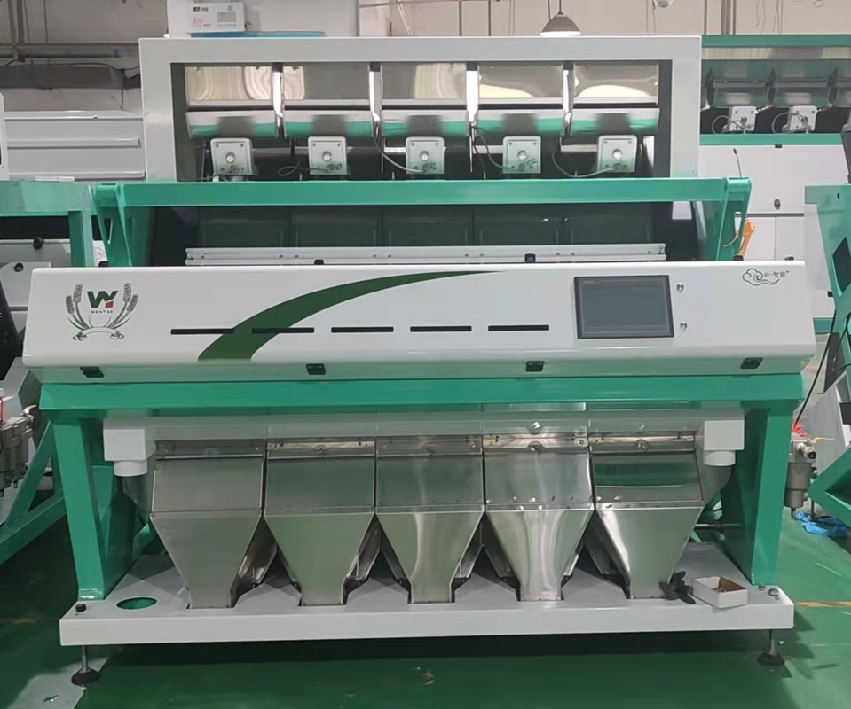 Machine en plastique de trieuse de couleur de 5 descendeurs avec le CCD de Toshiba Japon