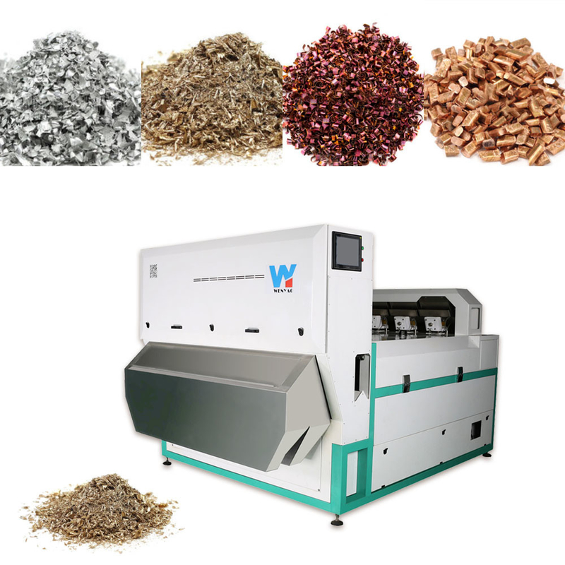 Machine de trieuse de couleur de CCD pour trier la carte de carte PCB mélangée en aluminium