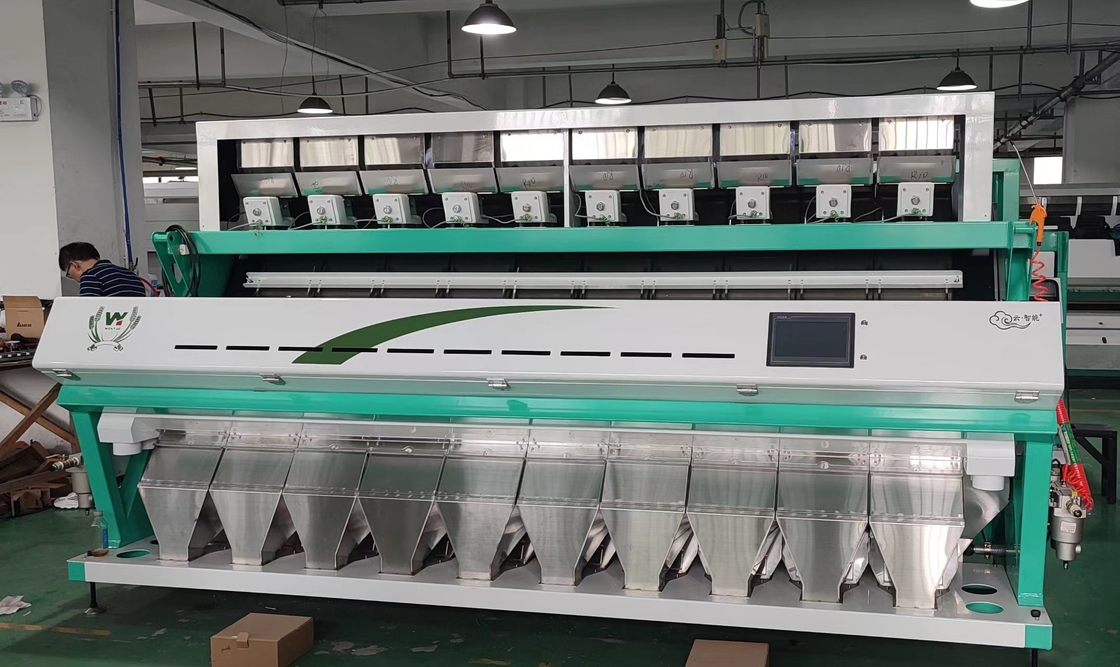 Machine en plastique de trieuse de couleur de 5 descendeurs avec le CCD de Toshiba Japon