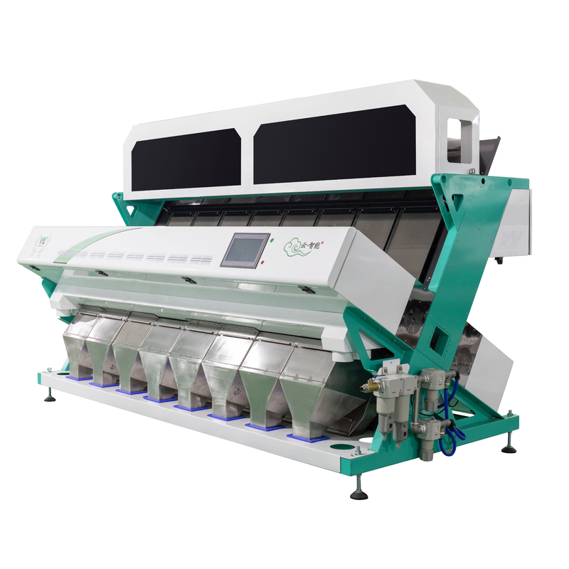 64 chaînes de tri des noix de couleur de haute efficacité machine de tri des couleurs pour macadamia noisette arachide