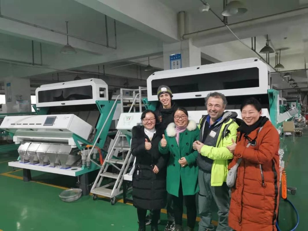 Wenyao Haut tri des couleurs de précision haricots Céréales Céréales de blé Céréales de maïs Céréales de thé Noix Color Sorter Wifi