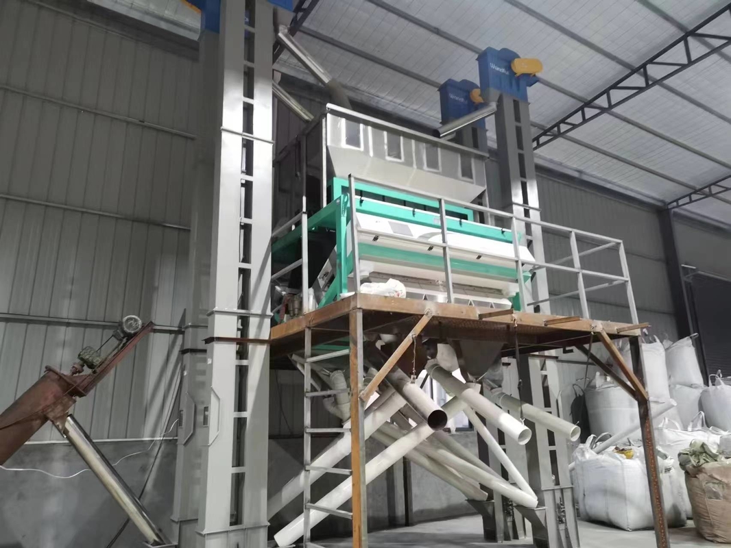 La particule en plastique réutilisent la trieuse optique de couleur de plastique de PE de trieuse