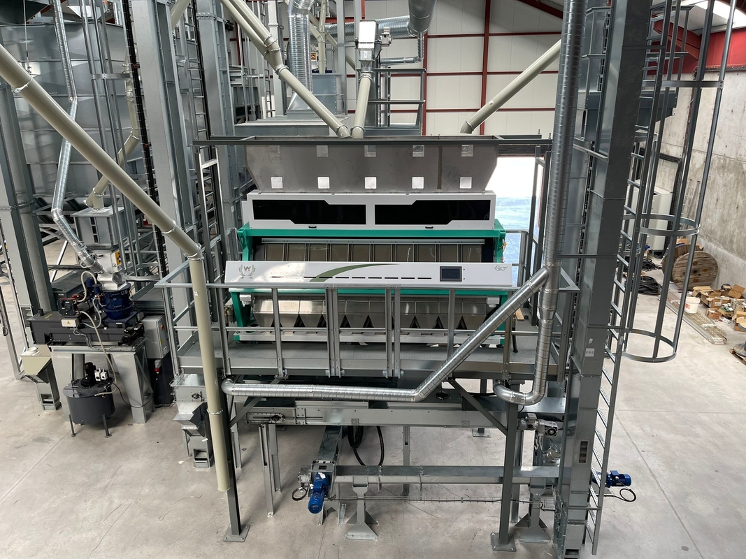 La particule en plastique réutilisent la trieuse optique de couleur de plastique de PE de trieuse
