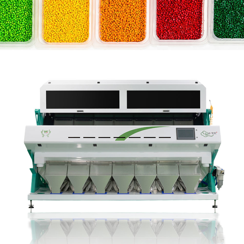 La particule en plastique réutilisent la trieuse optique de couleur de plastique de PE de trieuse