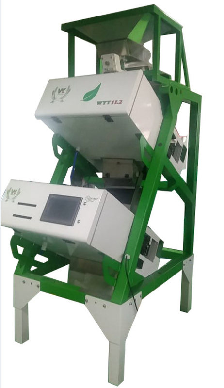 Machine verte 200kg/H de trieuse de couleur de thé noir avec la caméra CCD de RVB
