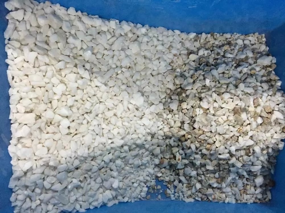 Séparateur en verre de déchets solides d'opération de couleur en métal en plastique optiques faciles de trieuse