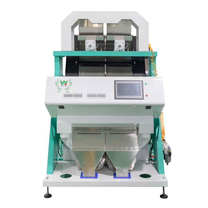 Machine de tri par couleur de 128 canaux pour le riz blanc rouge Machine de tri par CCD intelligente combinée à un moulin à riz