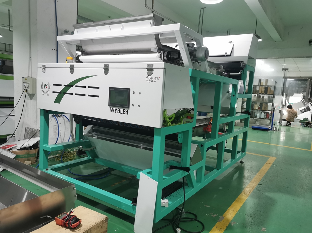 Machine de tri des couleurs de verre de recyclage à haute capacité pour le mélange du verre