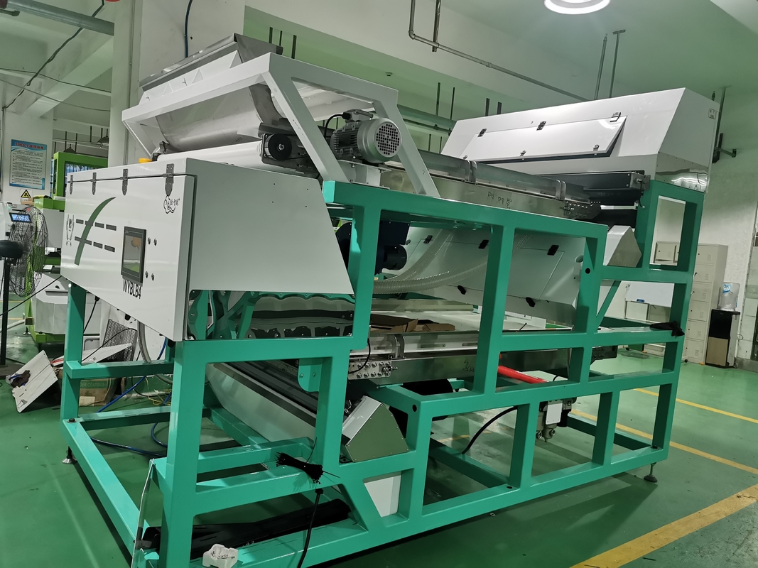 Machine de tri des couleurs de verre de recyclage à haute capacité pour le mélange du verre