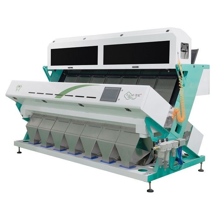 Wenyao CCD RGB Cashew Nut Color Machine de tri intelligente pour le tri des céréales avec un débit de 5 à 8 t/h