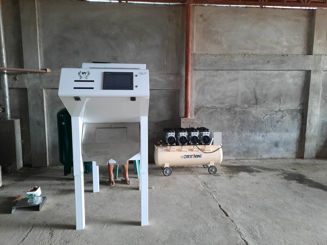 1 chute 64 canaux CCD Caméra Cardamom Juniper Color Sorting Machine Avec CE Avec télécommande WiFi