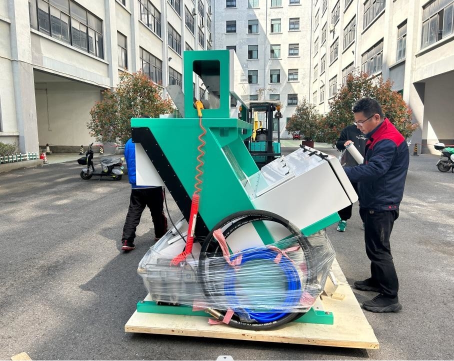trieuse menée de couleur en plastique de solution pour la machine en plastique de trieuse de couleur