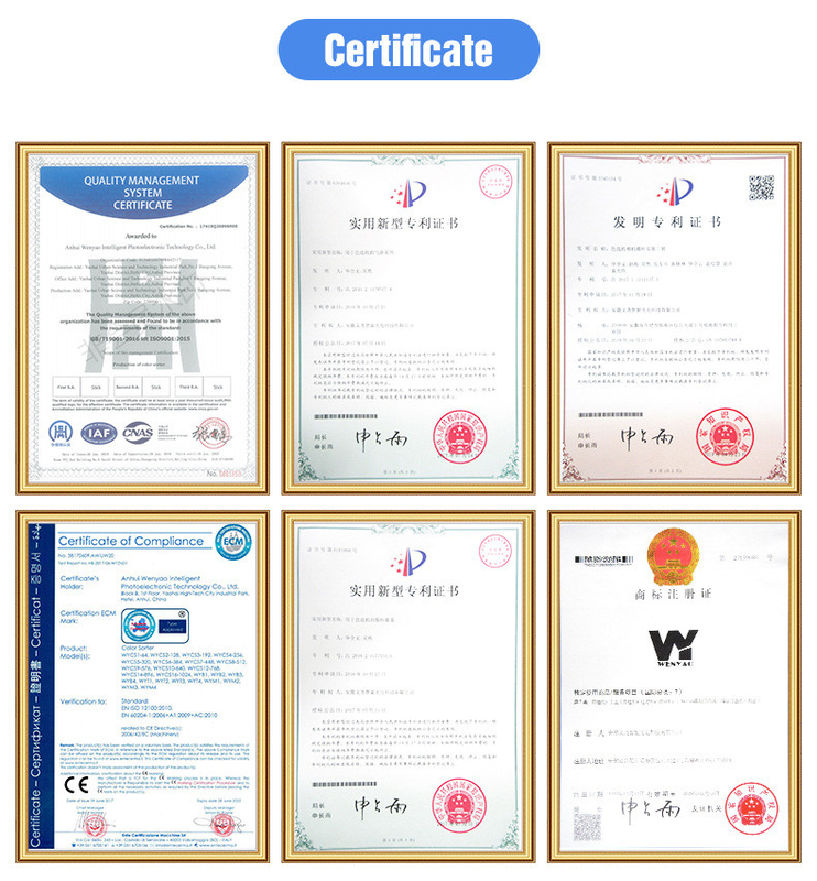 Wenyao Factory Supply Directly Waste réutilisant assortissant la trieuse en plastique de couleur de flocon de PE de PVC pour le plastique