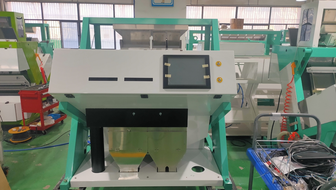 Machines de tri optique de couleurs en plastique et machines de transformation alimentaire pour le tri des granulés en plastique pour animaux de compagnie ou des flocons avec capteur CCD
