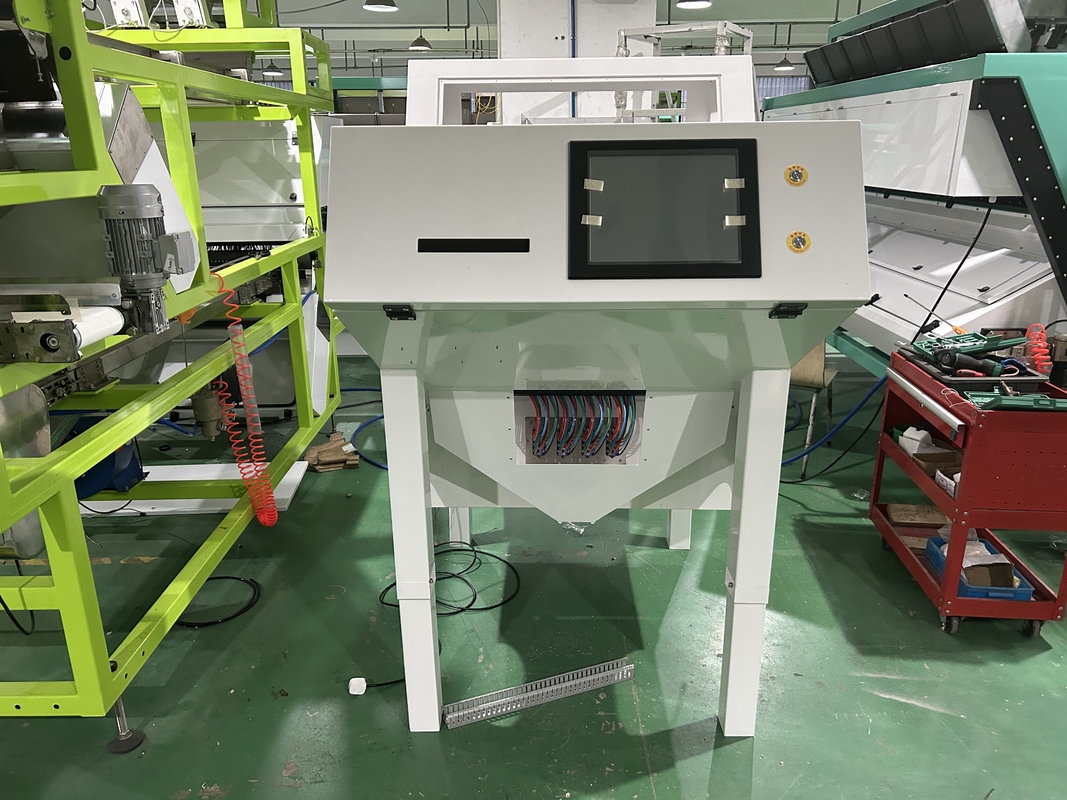 La machine de tri des couleurs d'ail à puce intelligente américaine avec lumière LED en parfait état
