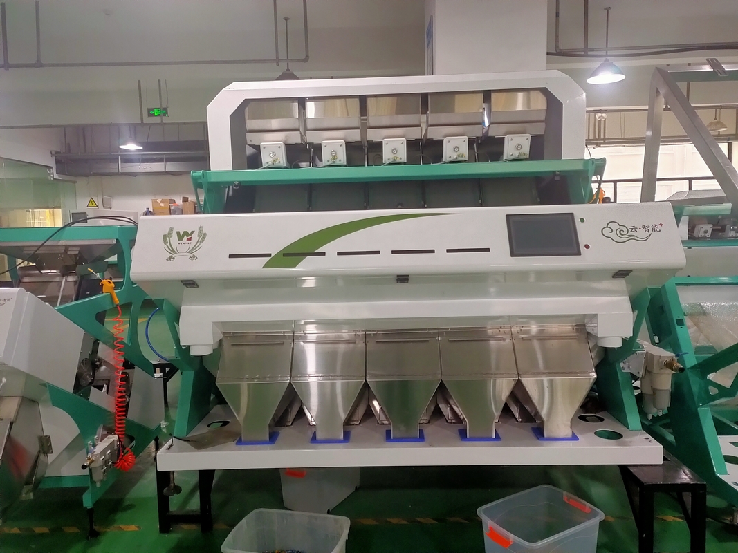 Américaine puce intelligente WYCS5-320 Tricherie de tri des couleurs 0,6-2,5 tonnes/heure Sortie de sortie machine
