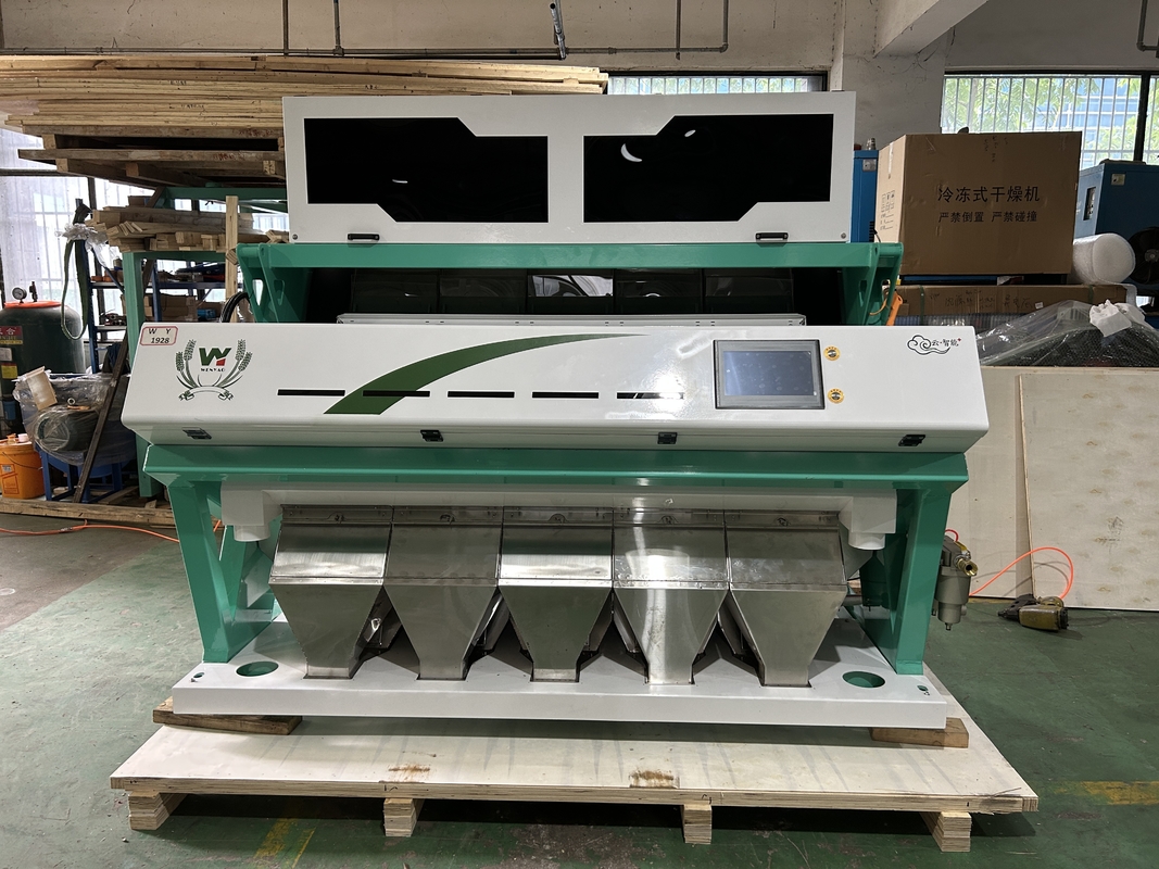Américaine puce intelligente WYCS5-320 Tricherie de tri des couleurs 0,6-2,5 tonnes/heure Sortie de sortie machine