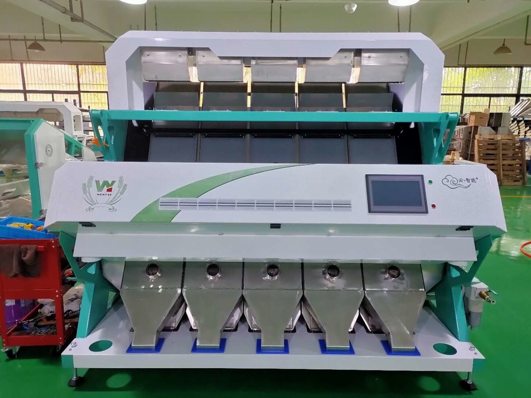 Américaine puce intelligente WYCS5-320 Tricherie de tri des couleurs 0,6-2,5 tonnes/heure Sortie de sortie machine