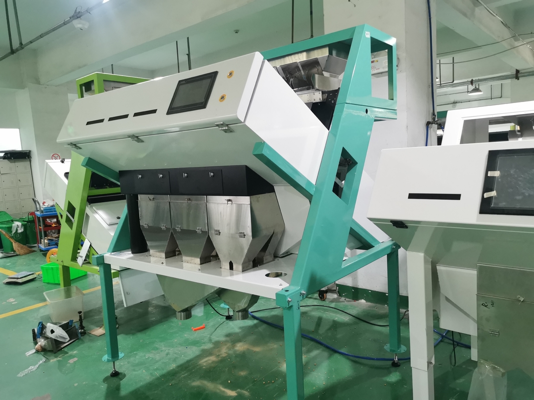 Wenyao 3 chutes 192 canaux Haute capacité Medicago Ruthenica Les graines de la machine de tri des couleurs Les graines de tournesol Le tri des couleurs