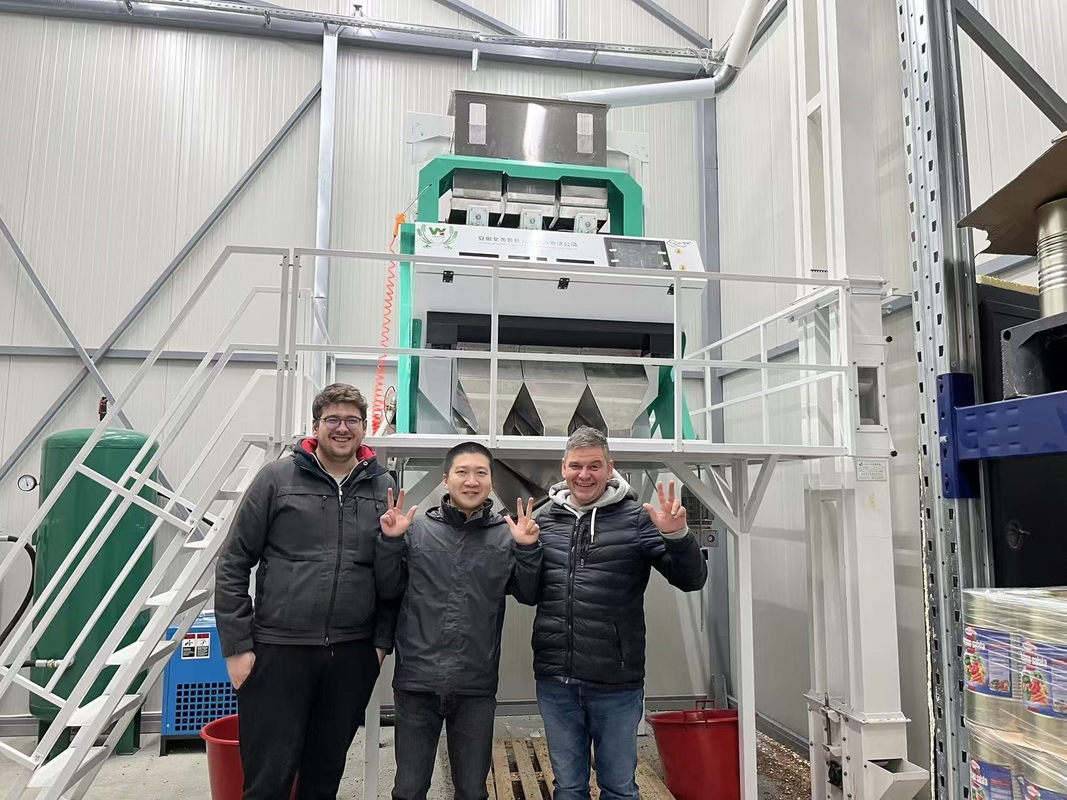 3 échelles 192 canaux 1000 kg/h Capacité Sorteur de couleurs pour le riz