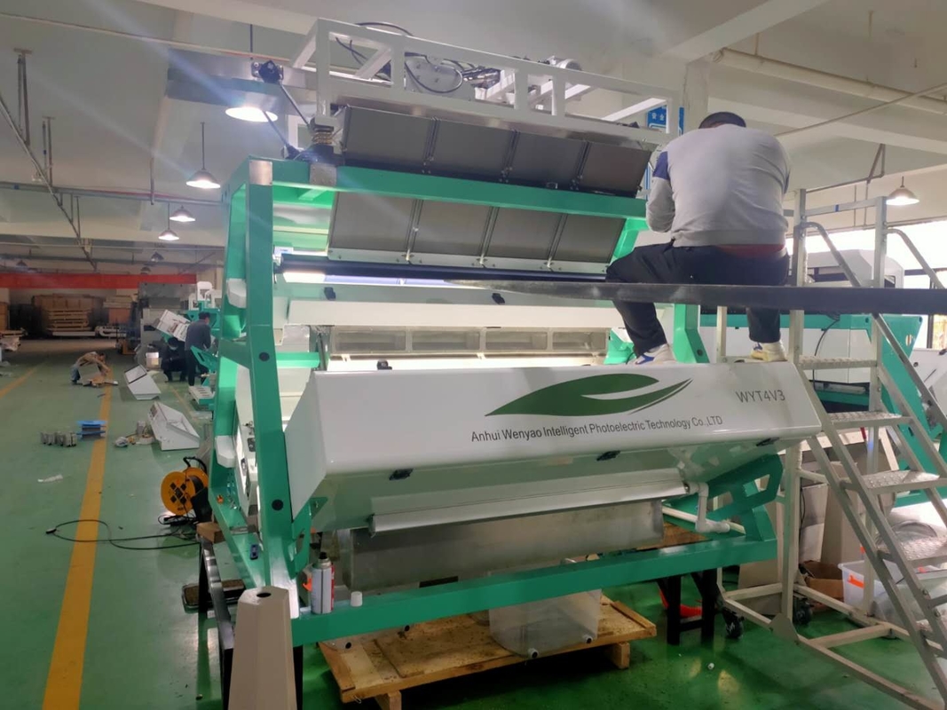 Wenyao CCD machine de tri du thé pour le thé noir La machine de tri de la couleur du thé vert Élimine les impuretés des branches de feuilles de thé