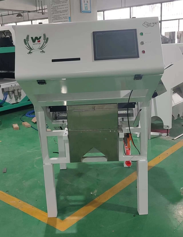 Wenyao 1 Chute 500 kg/h Séparateur de couleurs CCD haute sortie Grains de café torréfiés Machine de tri des couleurs des grains verts Sorteur de couleurs des grains