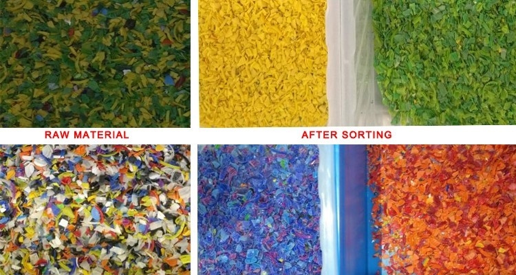 Machine de tri des couleurs intelligente en plastique avec télécommande