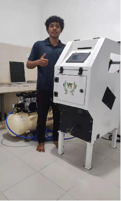 Wenyao CCD Caméra Sorteur de couleur de cacahuète Machine de tri de couleur de cacahuète intelligente