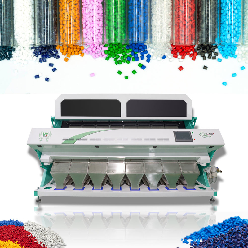 Wenyao 8 Chute Machine de tri des couleurs de haute précision de tri des couleurs de plastique recyclé