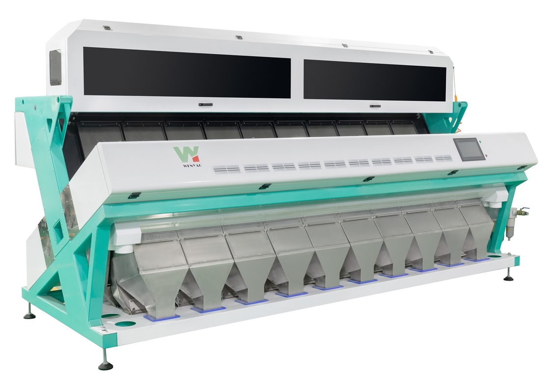 Wenyao 10 Chute Haute vitesse de tri Le tri des couleurs multifonctionnel Caméra CCD Machine de tri des couleurs de blé