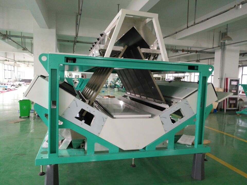 Wenyao 12 chute machine de tri de la couleur du blé de grande capacité tri automatique de la couleur du grain