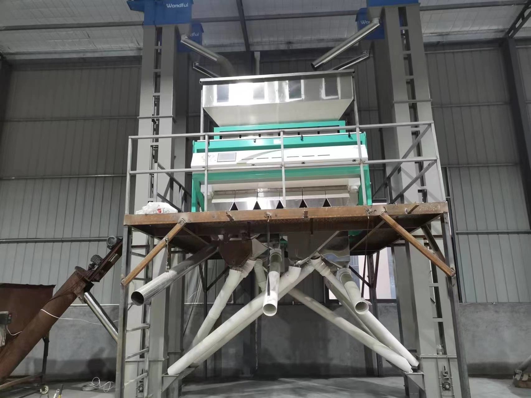 Wenyao 12 chute machine de tri de la couleur du blé de grande capacité tri automatique de la couleur du grain