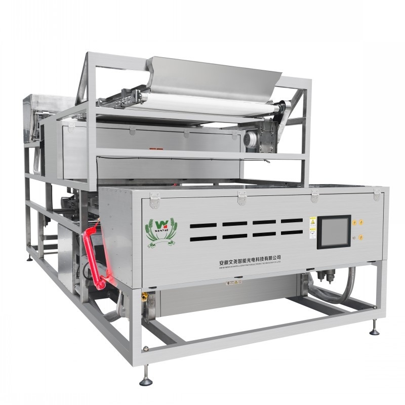 WenYao nouvelle machine de tri des couleurs de verre ambre recyclé humide ligne de tri des couleurs de verre pour verre brisé