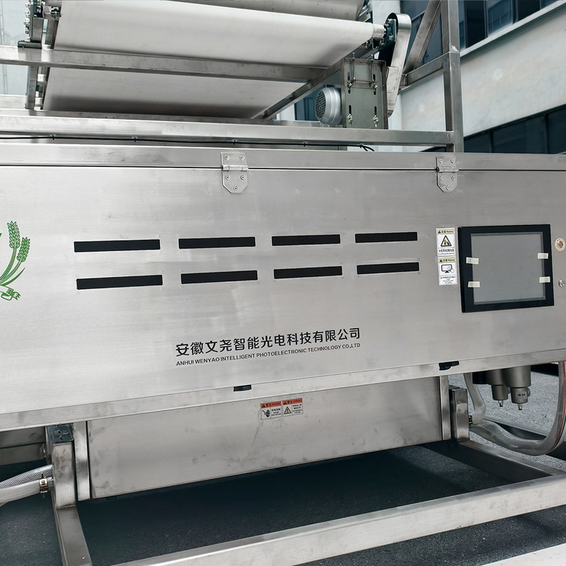 Wenyao imperméable à l'eau 304 acier inoxydable haute résolution verre humide machine de tri optique de couleur tri pour les déchets de verre