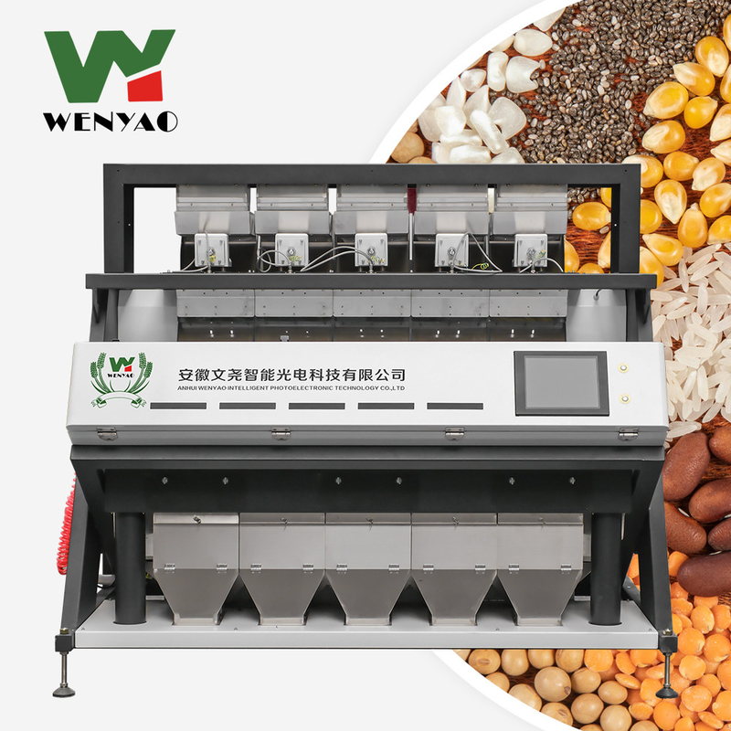 Machine de tri des noix de macadamia de grande capacité ouverte Pistachios machine à coquille de noix d'amande machine de concassage de couleur de tri