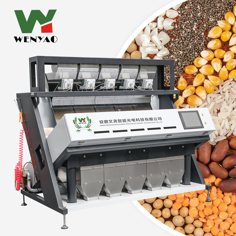 Machine de tri des noix de macadamia de grande capacité ouverte Pistachios machine à coquille de noix d'amande machine de concassage de couleur de tri