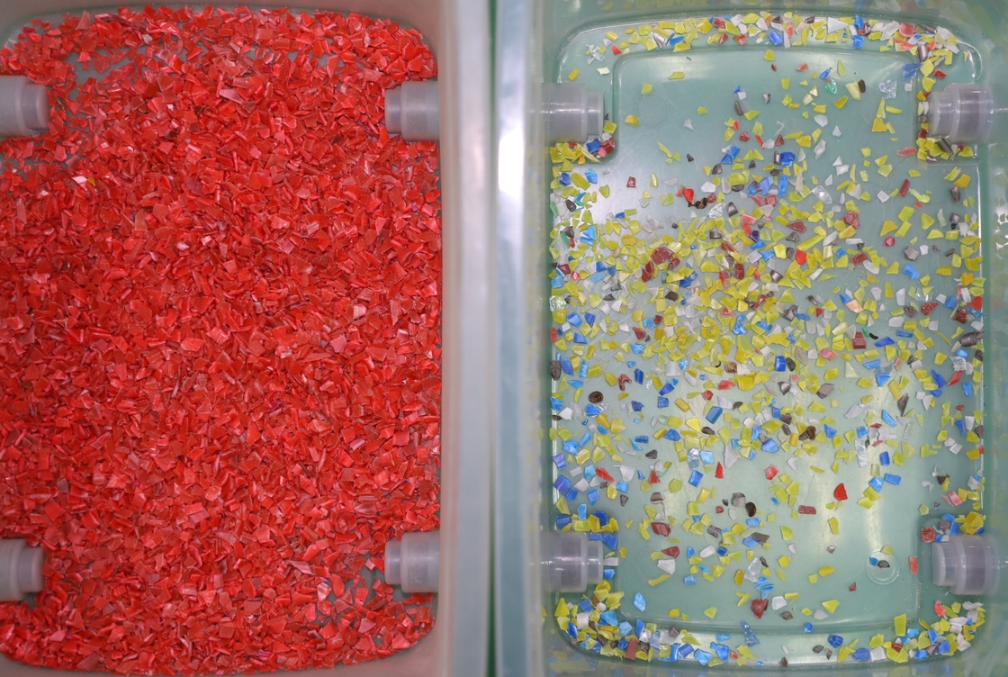 Machine de tri automatique à haute sortie de la caméra CCD pour les déchets plastiques