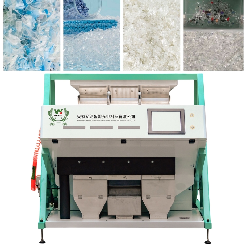 3 fabricant de chute Vente directe de la caméra CCD PET PVC PP machine de tri des couleurs en plastique