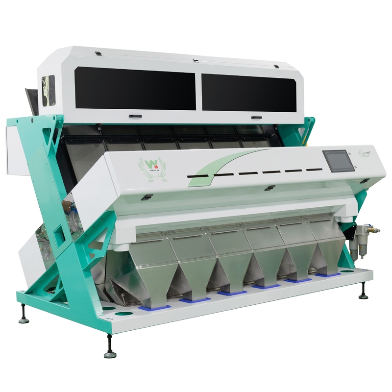 Machine de tri en couleur de noix de cajou à 6 chute intelligente avec capteur Toshiba CCD et caméra RVB