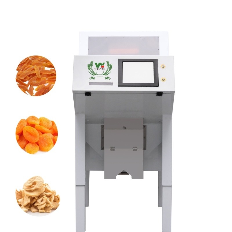 WENYAO mini-chute fruits déshydratés machine de tri optique abricots séchés pêches pommes de couleur trier éliminer les tiges moisi