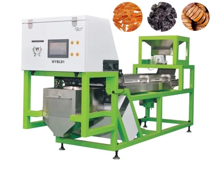 Wenyao Fruits secs à haut rendement Machine de tri optique Prunes de pêche séchées Figues Sorteur de couleur pour l'industrie de transformation des fruits