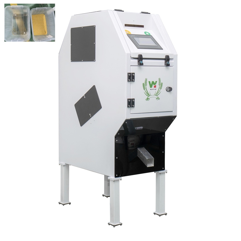 Wenyao 500-1000kg/h Mini 32 Channels Grain Optical Sorters Corn Grits White Black Sesame Color Sorting Machine
