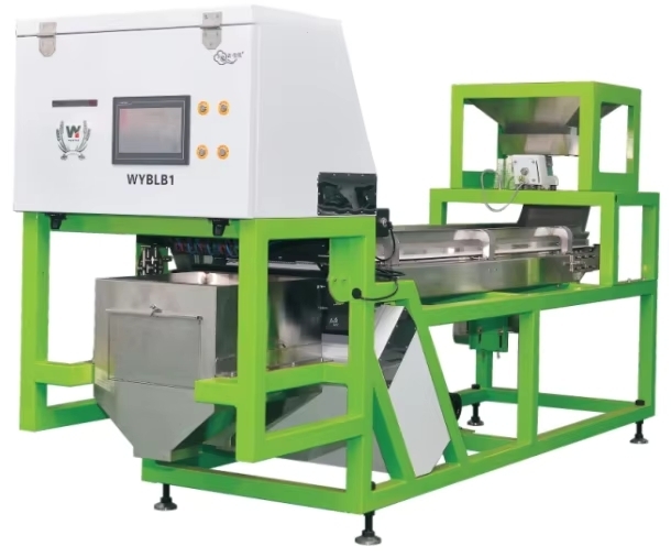 Trieuse chromatique industrielle pour tomates cerises, 1000 kg/h, acier inoxydable