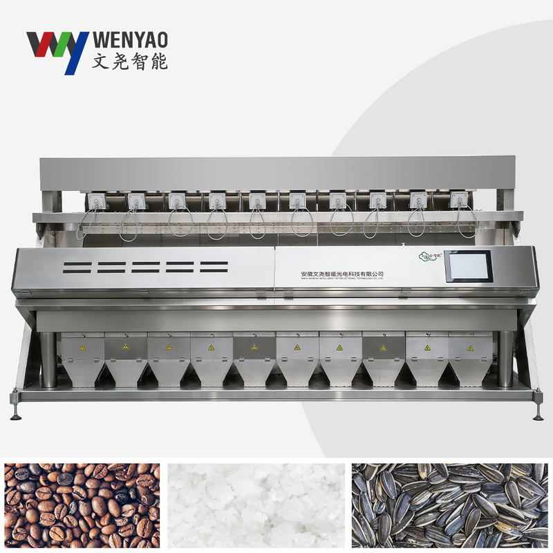 Weanyao 10 chute grande capacité 304 316 acier inoxydable machine intelligente de tri des couleurs pour le sel