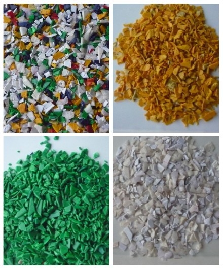 Le HDPE s'écaille capacité élevée en plastique de trieuse de couleur de granules