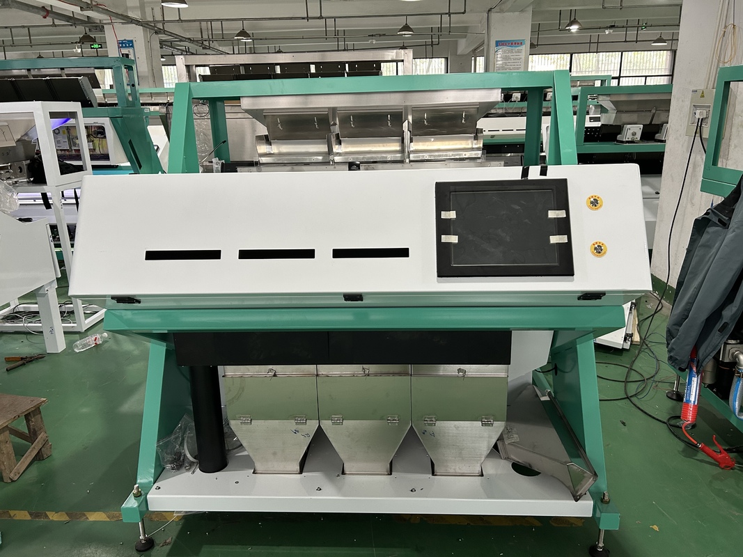 Machines industrielles pour l'alimentation et les boissons Trieur de couleurs WENYAO Trieur optique de couleurs à 3 goulottes Graines de carvi Graines de coriandre Graines de gazon Trieur de couleurs